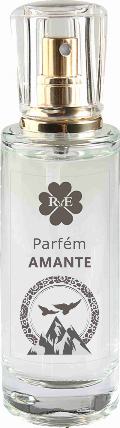 RaE přírodní kosmetika - Luxusní tekutý parfém Amante - sklo 30 ml  amante 30 ml Ve skle