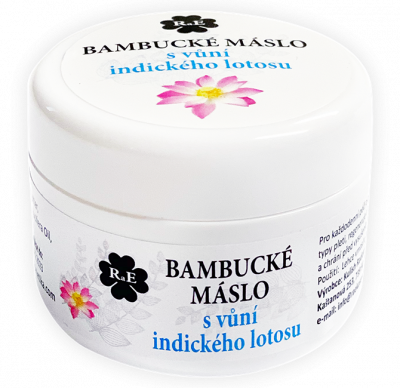 RaE přírodní kosmetika - Bambucké tělové máslo s vůní indický lotos 30 ml  50 ml