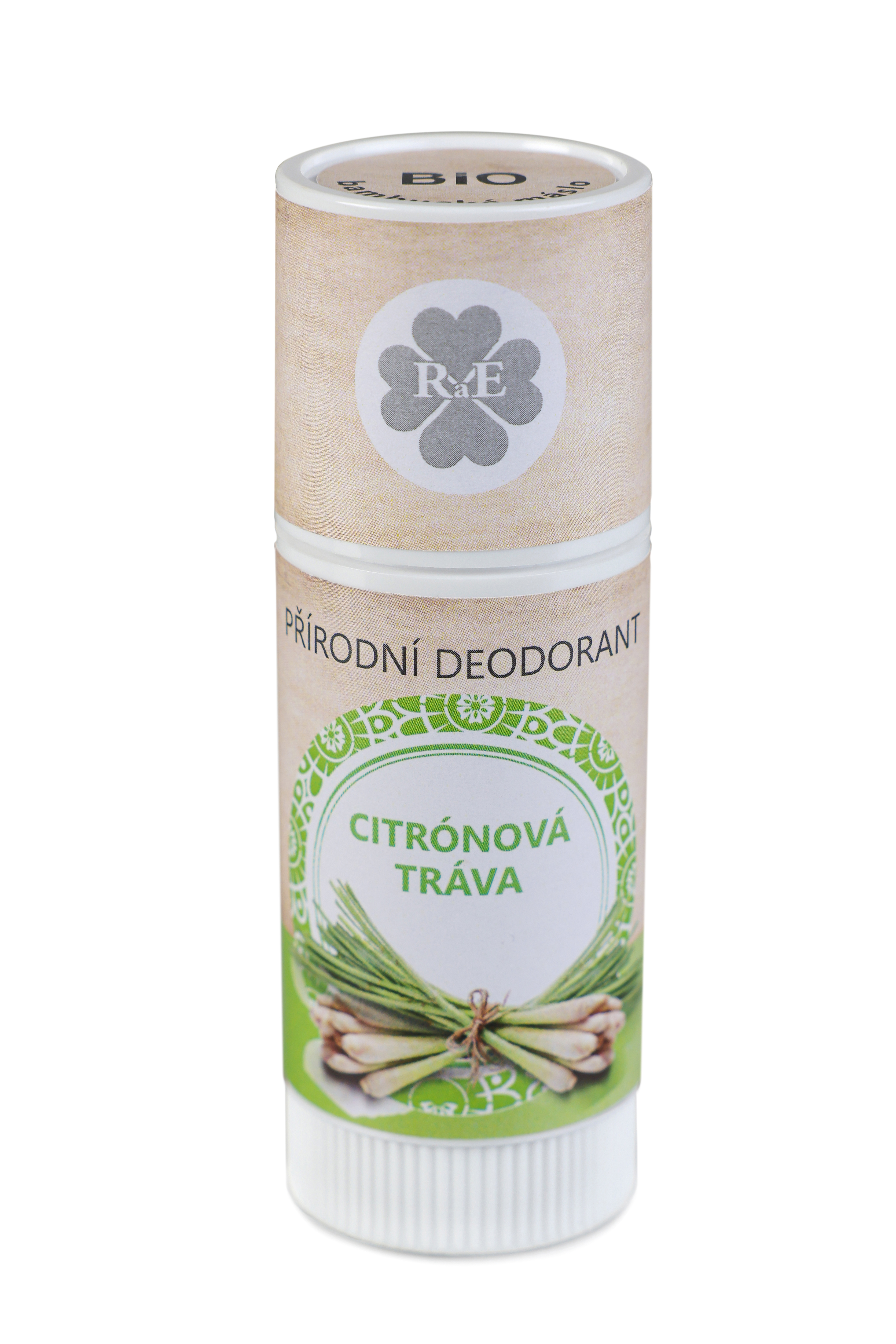 Přírodní deodorant BIO bambucké máslo s vůní citrónové trávy 25 ml