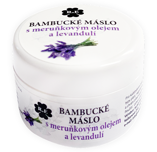 Bambucké tělové máslo s levandulí
