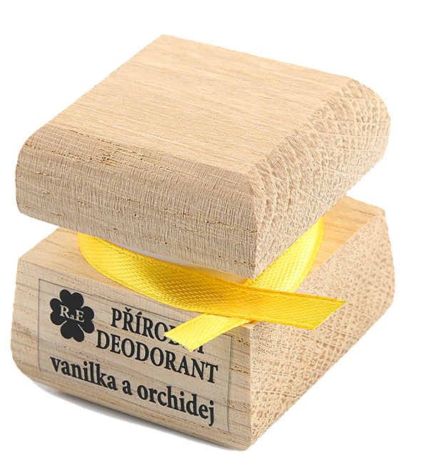 Přírodní krémový deodorant s vůní vanilky a orchideje