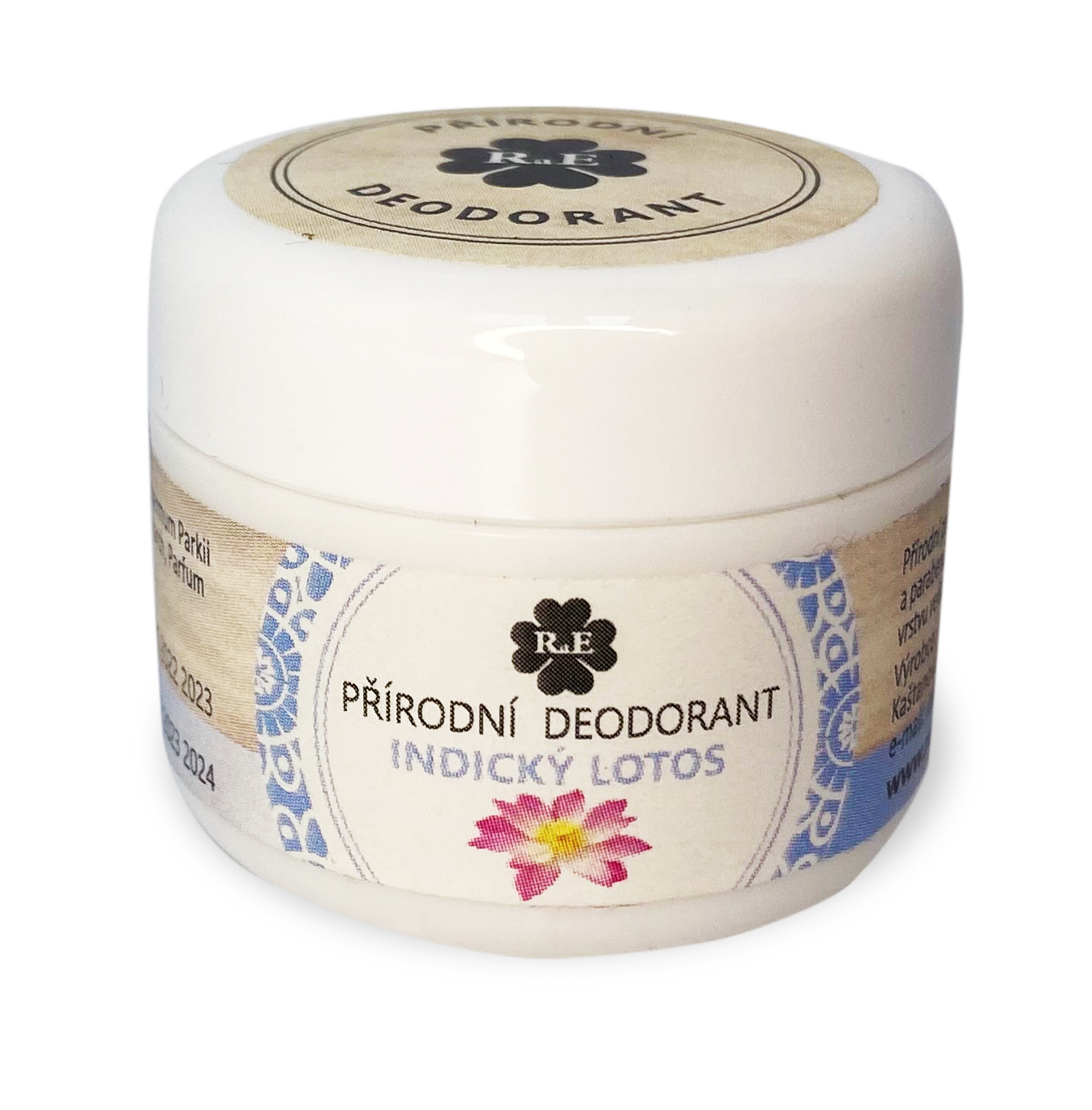 Přírodní krémový deodorant 50 ml - náplň (vůně dle výběru)