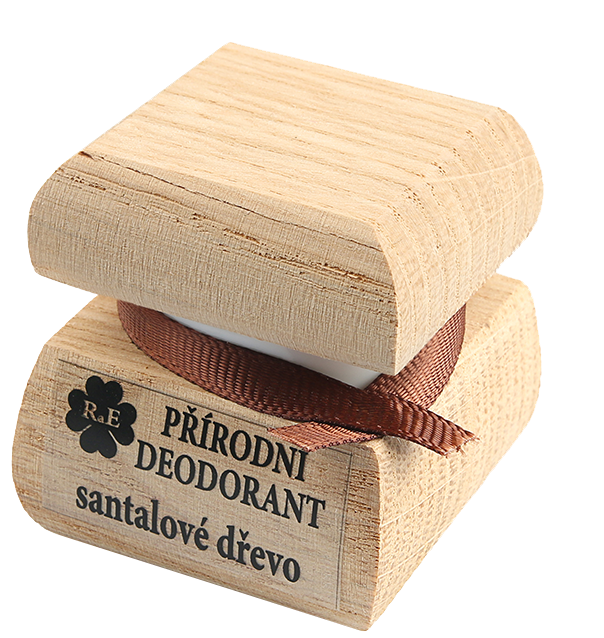 Přírodní krémový deodorant s vůní santalového dřeva