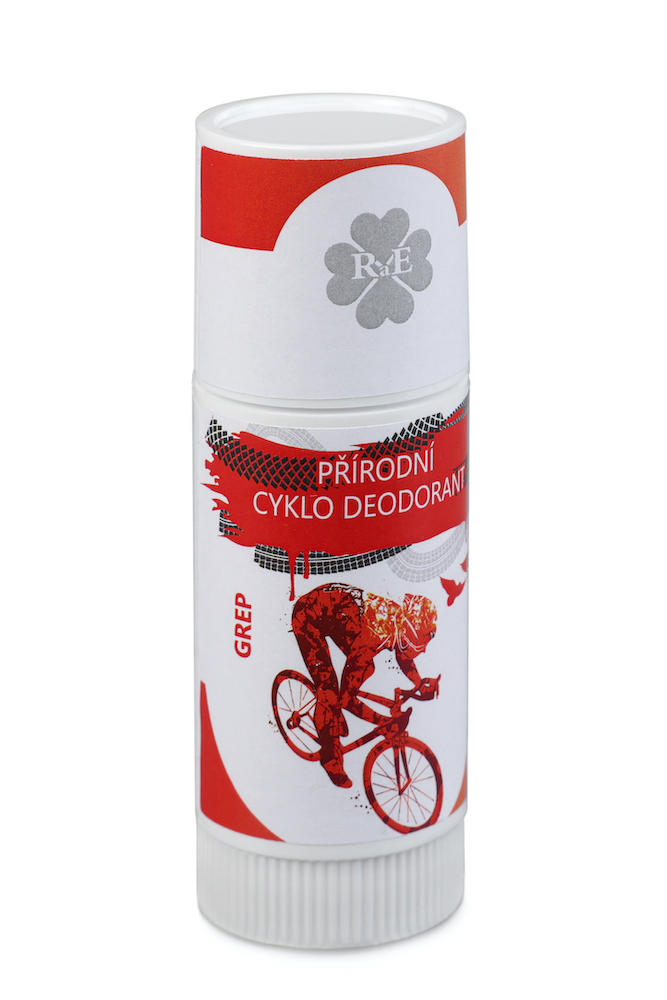 CYKLO PŘÍRODNÍ DEODOARNT GREP PRO FANOUŠKY SILNIČNÍ CYKLISTIKY