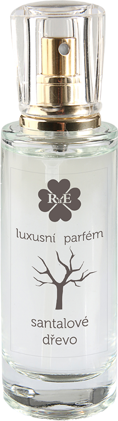 RaE přírodní kosmetika - Luxusní tekutý parfém Santalové dřevo - sklo 30 ml