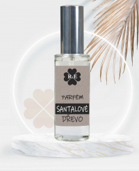 tekutý parfém Santalové dřevo - sklo