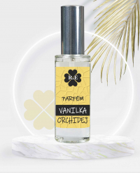 TEKUTÝ PARFÉM VANILKA A ORCHIDEJ - SKLO