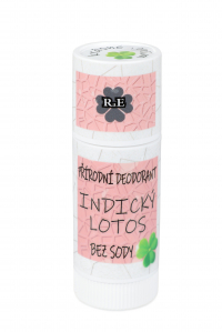 Přírodní deodorant BEZ SODY indický lotos - 25 ml